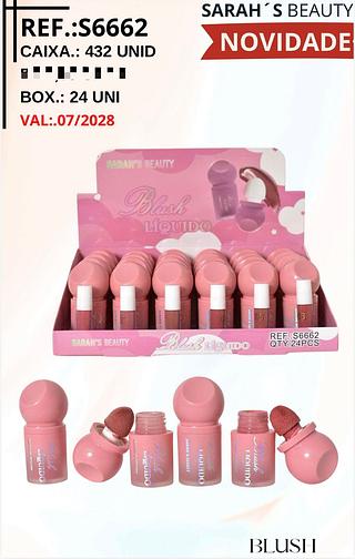 BLUSH LIQUIDO c/24pcs Sarah´s Beauty