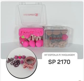Kit esponja para maquiagem C/6pcs Sabrina sato