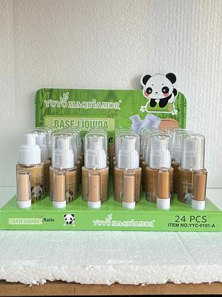 Base Liquida Panda c/24pçs COR CLARO Yoyo Maquiagem