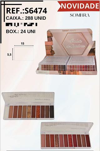 Paleta de sombras c/24pcs Sarah's
