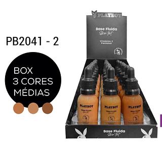 Base fluida media c/18pcs PLAY BOY