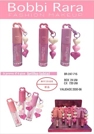 Brilho labial C/24pcs Bobbi Rara