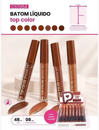 Batom Liquido Top color C/48pcs Pink 21