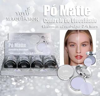 Po Matte Contorno de Oleosidade c/24pcs YOYO MAQUIAGEM