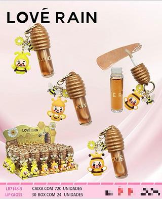 Lip gloss honey /24pcs Love Rain