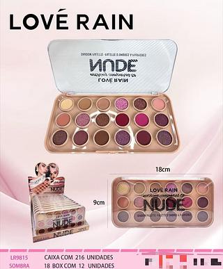 Paleta de sombras C/12pcs LOVE RAIN
