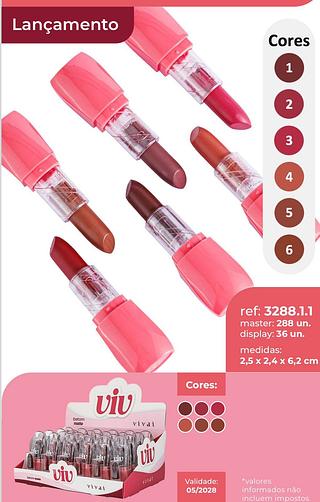 Batom matte viv /24pcs VIVAI