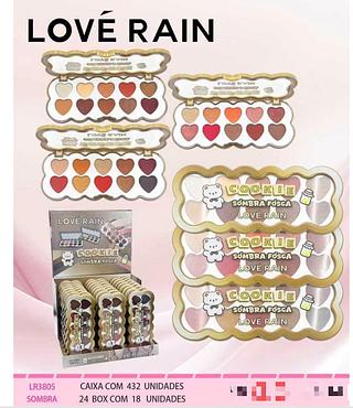 Paleta de sombras c/24pcs LOVE RAIN
