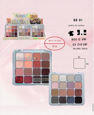 Paleta de Sombras c/12pçs Bobbi Rara