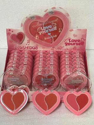 Blush Duo c/24pçs Yoyo Maquiagem