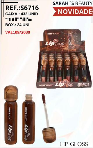 Lip gloss jelly c/24pcs Sarah´s Beauty