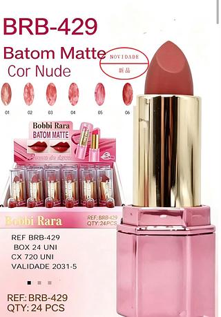 Batom matte cor nude /24pcs BOBBI RARA
