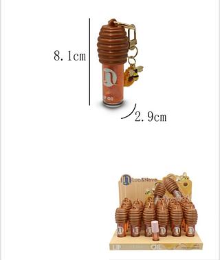 Lip oil Mel com chaveiro /24pcs Lua neve