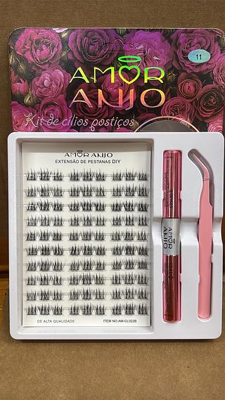 Cilios tufinho Amor & Anjo /10pçs