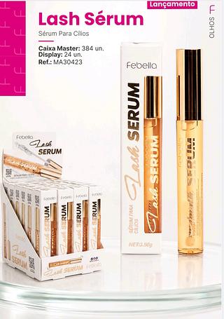 Serum incolor para cilios e sobrancelha /24pcs Febella