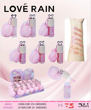 Lip gloss c/24pcs LOVE RAIN