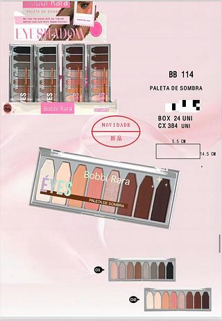 Paleta de sombra /24pcs Bobbi Rara