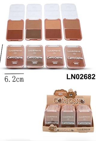 Paleta de contorno c/24pcs LUA NEVE