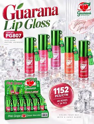 Lip gloss Guarana /24pcs Pink Grape
