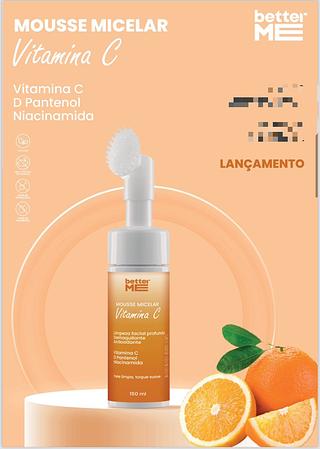 Mousse Micelar (Vitamina C) c/24pçs (BTM0055)