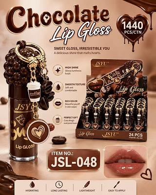 Lip gloss chocolate /24pcs